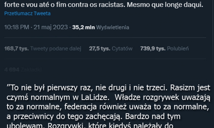 MOCNA WIADOMOŚĆ Viniciusa po meczu z Valencią!